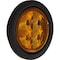Buyers Products 4 Inch Round Recessed Strobe with Amber LEDs and Amber Lens SL42AO - alternate 3